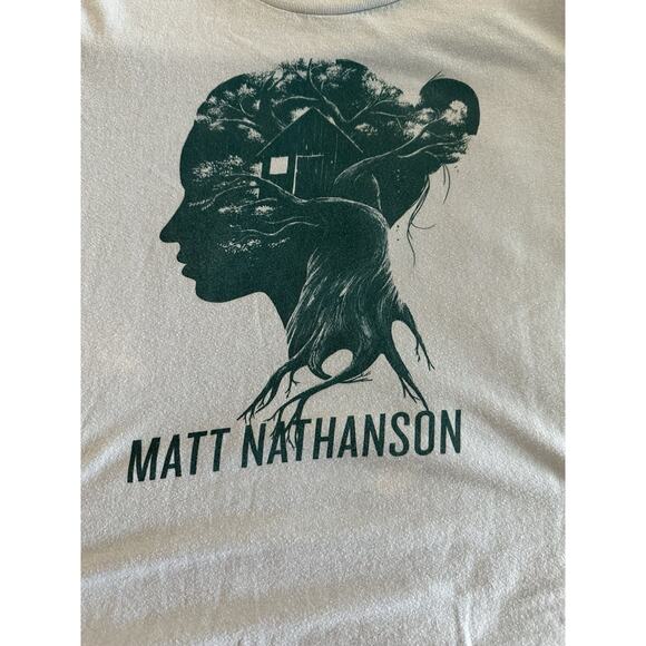 Matt Nathanson Annie Treehouse Concert Light Blue Graphic T-shirt Juniors 2XL - Picture 3 of 5